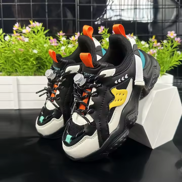 CKNOY, zapatos deportivos informales para niños, zapatos para correr blancos a la moda de malla para el Campus, zapatos para correr para niños para las cuatro estaciones 2025, nuevos zapatos de malla transpirable - 1