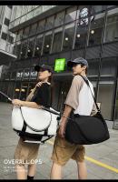 Combi-Bolsa para raqueta de Tenis, raqueta padel, bádminton aqueta, Unisex Adulto, Negro/Blanco - details 3