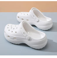 Nube agujero zapatos de las mujeres usan zapatillas EVA en verano, aumentando la playa desodorante de suela gruesa resistente al desgaste y transpirable bolsa cabeza de arrastre - details 10