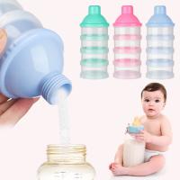 Dispensador de fórmula de 4 capas, contenedor de leche en polvo, botella de leche portátil para bebé, caja de almacenamiento de alimentos para alimentación infantil, viaje para niños - details 8
