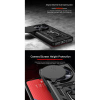 KEYSION Funda Antigolpes para Xiaomi 14C, Silicona + PC Deslizante, Protección de Lente de Cámara, Anillo Soporte, Funda para Redmi 14C 4G - details 2