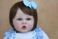Muñeca de bebé Reborn de silicona hecha a mano, juguete de princesa realista, 60 CM, 24 pulgadas - details 7
