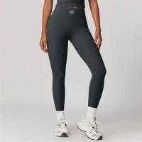 ALO yoga set con cojín sujetador chaleco ajuste desnudo sensación de elevación de cadera media running pantalones de fitness - details 17