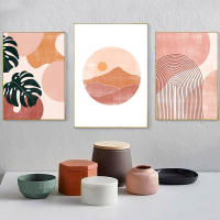Pintura de Lienzo Abstracta de Hojas para Decoración de Habitación Arte de Pared Landscape para Sala de Estar Marca JUBEER Material Lienzo - details 1