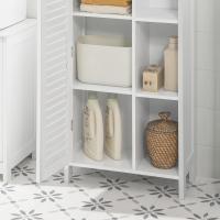 Armario de Baño Blanco con 1 Puerta y 3 Estantes Tamaño 48x24x96 cm - details 6