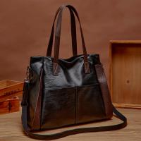 Bolso de piel sintética con asa superior para mujer, bandolera femenina de gran capacidad, diseño de lujo - details 15