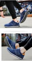 Zapatillas de deporte de alta calidad para hombre, zapatos informales de cuero, transpirables, planos, novedad de 2024 - details 3
