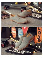 Zapatos casuales de primavera 2025 para hombre, zapatos de cuero de talla grande para hombre, zapatos de moda esmerilados - details 2