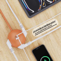 Enchufe multifunción con salida de corriente Enchufe europeo Adaptador de corriente para el hogar y la oficina de 3680 W con protección contra sobrecargas y salida estándar, tanto tipo C como USB están disponibles - details 7