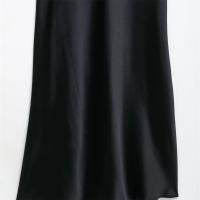 PB & ZA2025slim fit temperamento cuello halter vestido largo sin espalda textura satinada vestido largo novedad de verano ropa de mujer - details 5