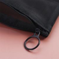 Bolsa negra con cremallera de gran capacidad, bolsa de lavado transparente, estuches de cosméticos, bolsas de cosméticos de malla, bolsa de aseo, bolsas de maquillaje - details 10