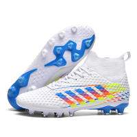 Botas de fútbol profesionales FG/TF para hombre, zapatos de fútbol para exteriores, tobillo alto, zapatos de fútbol de césped para niños, zapatos de entrenamiento - details 17