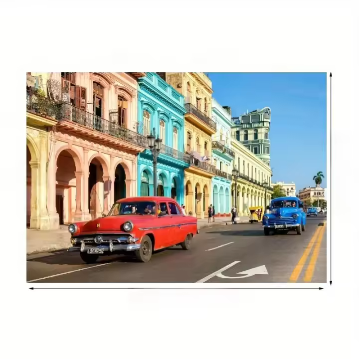 Rompecabezas De 500 Piezas Para Adultos Estilo Paisaje Decoración De Pared Para El Hogar Regalo De Halloween Y Navidad - 1