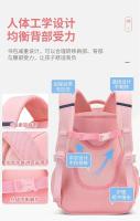 Nueva mochila ligera impermeable para niñas y niños de escuela primaria mochila de protección espinal de gran capacidad para niñas - details 2