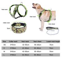 Pu tachuelas y rehes de cuero Arnés perros con pinchos Perro grande para Pit Bull,Mastiff, Boxer, Bull Terrier - details 0