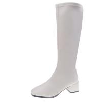Botas De Cabeza Cuadrada Para Mujer, Nuevas Botas De Mujer De Tacón Cuadrado De Tacón Alto De Moda - details 16
