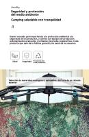 Tienda campaña montaje rapido Deportes al aire libre impermeable viajar playa Camping - details 2