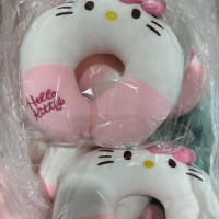 1pc Una linda almohada de peluche en forma de U de Hello Kitty - Suave, adecuada para viajes, descanso de oficina, siesta familiar, Navidad, Día de San Valentín, Día de Acción de Gracias, regalo de cumpleaños para novia - details 3