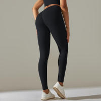 Leggings push-up sin costuras para mujer, pantalones elásticos de cintura alta para entrenamiento, correr, yoga, gimnasio - details 2