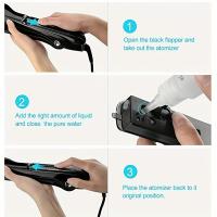 Plancha de vapor para el pelo, plancha de vapor profesional para salón, plancha de vapor iónica para alisar 2 en 1 y - details 5