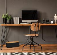Caja de cables con tira, organizador de gestión de cables de alimentación de madera, cargador antipolvo, Cubo de almacenamiento de línea de red - details 4