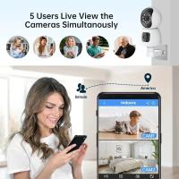 Cámara PTZ 2K de 4MP, lente Dual, IP, WIFI, cámara de vigilancia inalámbrica de seguridad para el hogar inteligente, Audio bidireccional, Monitor para bebés y mascotas, cámara de cuidado Pro - details 8