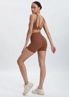 SHINBENE-pantalones cortos de cintura alta para Yoga, Shorts sexys ajustados para entrenamiento de gimnasio, 4" - details 20