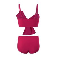 Traje de Baño de Tirantes de Cintura Alta Estilo Lazo para Niñas Prenda de Baño para Niñas 5-14 Años Traje de Baño de Moda para Mujeres - details 17