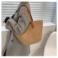 Bolso de Paja Grande Capacidad Estilo Nuevo para 2025 Bolso de Playa Tejido para Mujer - details 10