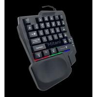 K5 teclado de una sola mano deslumbrar color sensación mecánica periféricos informáticos convertidor de pollo teclado de juegos se aplica - details 7