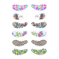 Se pueden reutilizar pegatinas multicolores con silicona elástica y un par de pegatinas para ojos con logotipos, suaves y cómodas. - details 16