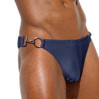 Jessborn-bañador sexy con cierre de metal para hombre, ropa de baño de liberación rápida, cintura baja, secado rápido - details 9