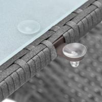 Mesas Exteriores de Gris Seguridad Muebles y Organización Mesas al Aire Libre - details 2
