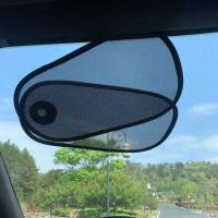 Tipo de ventosa giratoria para ventana lateral de coche, parasol para coche, protección UV, parasol universal negro - details 5
