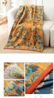 Bonenjoy-toalla 100% de algodón para adultos y niños, manta súper suave de 80x160cm, transpirable, estilo Floral - details 2