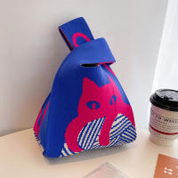 Nuevo Bolso de Moda para Mujer Bolso de Mano Casual de Lana Tejida Multicolor con Estilos Variados - details 68