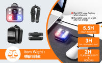 Cámara corporal portátil W8, videocámara de acción impermeable IP65, 1080P, HD, 1000mAh, visión nocturna - details 0