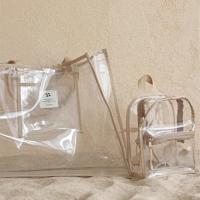 Bolsa De Playa Transparente A Prueba De Agua, Mochila De Viaje De Cristal, Gran Capacidad De Almacenamiento De Mano - details 1