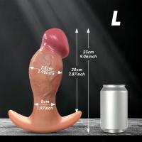 Leten Super Grande Película Realista de Silicona Juguete Intimo para Mujeres, Maricacho, Penetración Anal, Estilo Bicho Más Grande - details 8