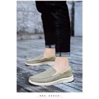 Zapatos De Lona Para Hombre Mocasines Clásicos De Ocio Cómodos Y Transpirables Zapatillas Casuales Para Adultos Con Punta Redonda Suela EVA - details 7