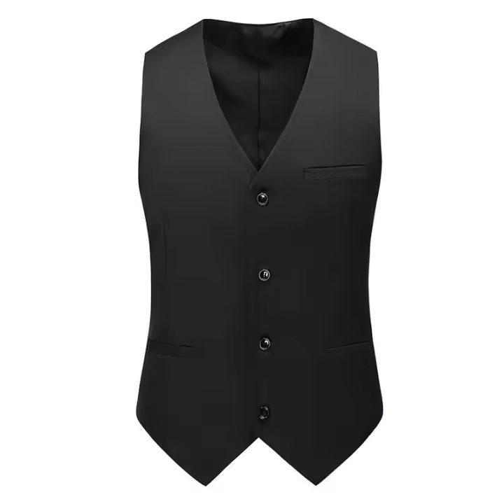 Camiseta sin mangas de primavera y otoño para hombre, trío informal de negocios, ropa interior - 1
