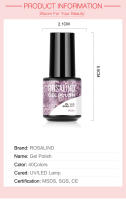 ROSALIND-Esmalte de Gel semipermanente UV Led para uñas, barniz híbrido para capa superior, accesorios para uñas - details 11