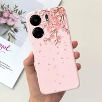 Funda trasera para Xiaomi Poco C65, cubierta suave de silicona líquida mate con estampado de dibujos animados de flores, protección a prueba de golpes - details 24