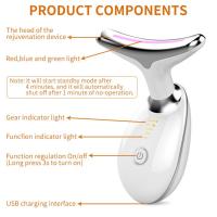 Dispositivo De Belleza Para Cuello Y Rostro Personal Portátil Lifting Facial Masajeador Máquina De Cuidado De La Piel USB Rejuvenecimiento Antiarrugas Tensión Del Cuello - details 9