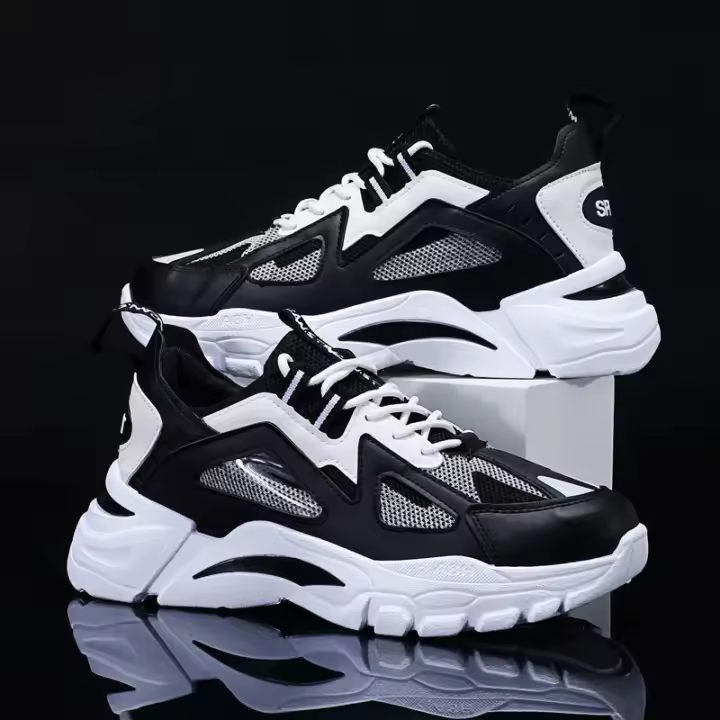 Zapatos deportivos y casuales de suela gruesa transpirables para hombres zapatos para correr para hombres - 1
