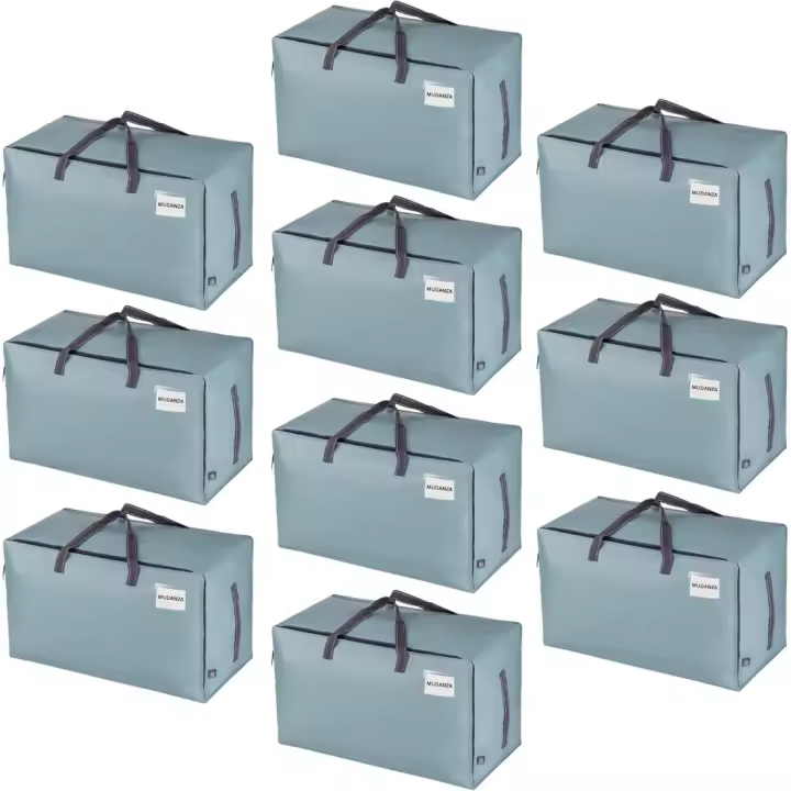 Organizador de Equipaje Grueso y de Gran Tamaño 70 x 35 x 42 cm Bolsas con Asas Fuertes y Cremalleras para Viajes, Transporte, Universitario, Mudanza, Camping, Embalaje - 1