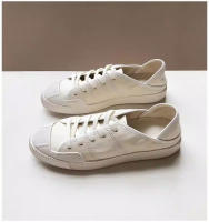 Primavera nuevos zapatos blancos de cuero para mujer, el verano delgado puede pisar el talón, zapatos casuales planos. - details 22