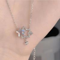 Collar con Colgante de Piedra esmaltada colorida para mujer, gargantillas de estrella de Corea, joyería de moda, regalos, nuevo - details 4