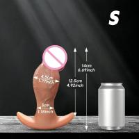 Leten Super Grande Pulga de Piel Silicona Masajeador Prostatas Estupido Sexy para Adultos - details 6