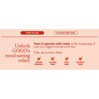 GOGO Bloating & Gas Digestive Relief, 30